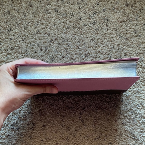 Pink and Brown Faux Leather Holy Bible (NASB Translation) - Picture 8 of 13
